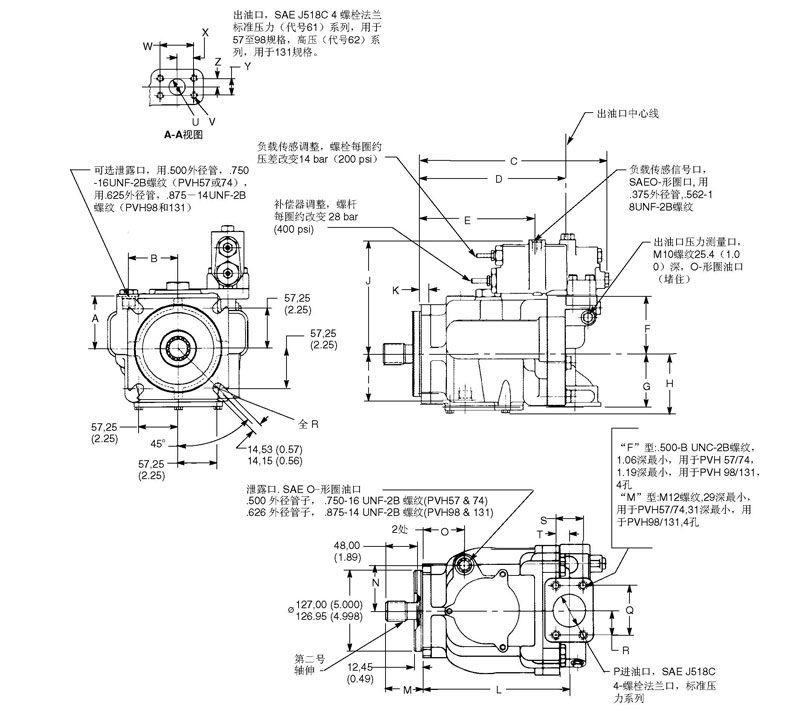 HZ-PVH系列液壓柱塞泵技術(shù)參數(shù)